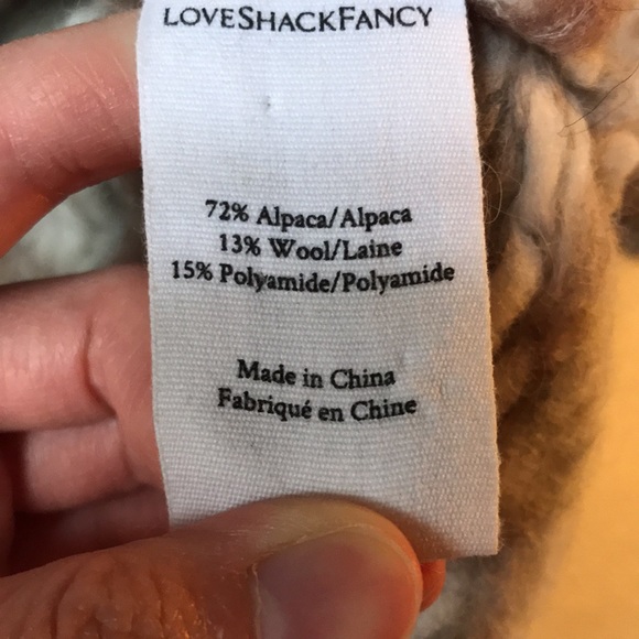 LoveShackFancy Cropped Fair Isle Alpaca Sweater - Picture 11 of 11